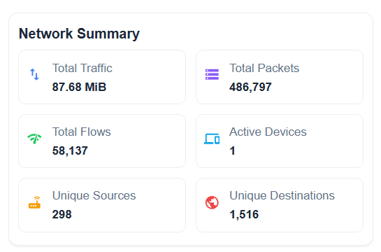 NetFlow Analyzer Dashboard
